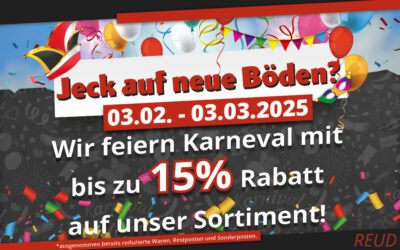 Feierlaune und Jeckenrabatte🎉