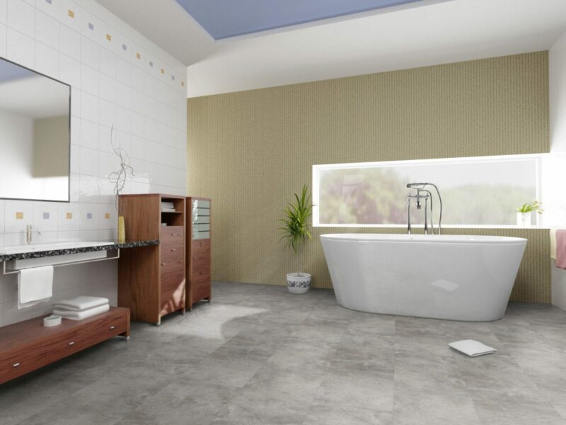 Bodencouture Brick Design Slate Stone mit Trittschalldämmung Vinylboden