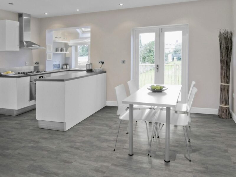 Bodencouture Brick Design Cement Dark grey mit Trittschalldämmung Vinylboden - Image 2