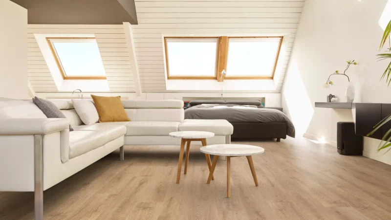 COREtec Naturals 1200 Lumber mit Kork Trittschalldämmung Vinylboden Klick