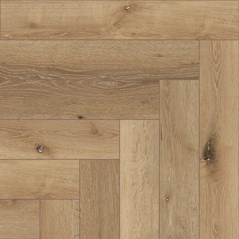 COREtec Naturals Fischgrät Series Forest mit Kork Trittschalldämmung Vinylboden Klick