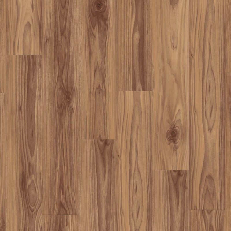 Coreluxe Rigid Nussbaum Teak Vinylboden mit Trittschalldämmung Klick