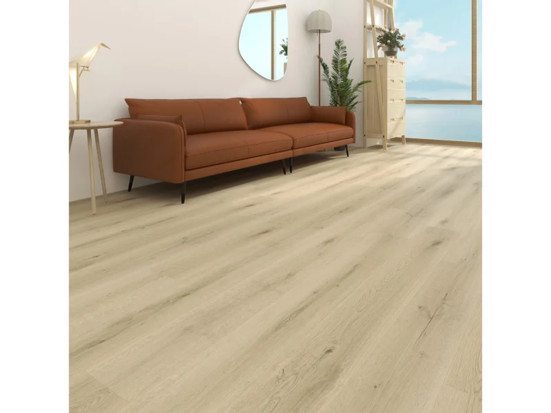 Decoflooring Eiche Trondheim Landhausdiele integrierter Trittschalldämmung Kork Vinylboden 7 mm Klick - Image 2