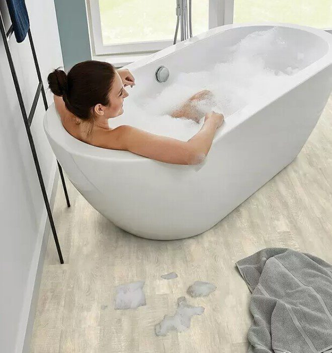 Decolife Designboden Watercork Silver Snow Oak Klick – Bild 2