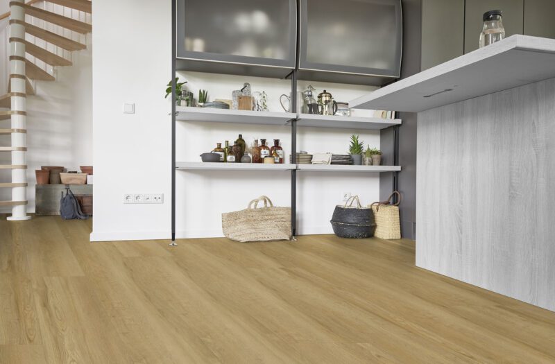 GreenLine Silent Eiche Medium mit Trittschalldämmung Vinylboden