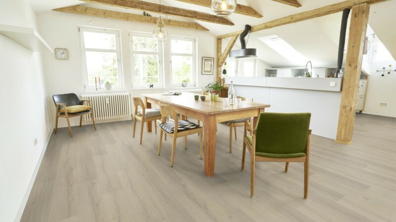 EcoPur Eiche Diamant SPC mit integrierte Trittschalldämmung Vinylboden Click – Bild 8