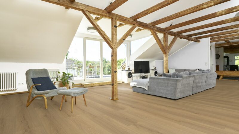 EcoPur Eiche Fauna SPC mit integrierte Trittschalldämmung Vinylboden Click - Image 6