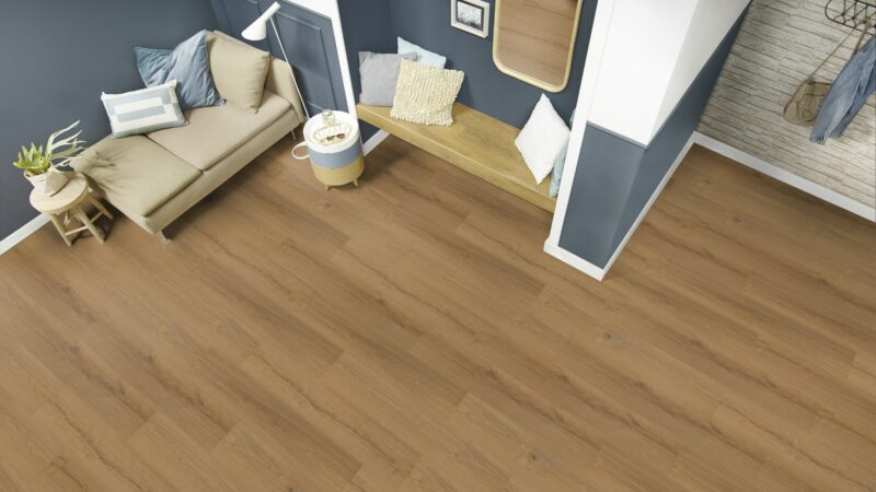 EcoPur Eiche Flower SPC mit integrierte Trittschalldämmung Vinylboden Click - Image 8
