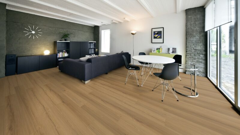 EcoPur Eiche Flower SPC mit integrierte Trittschalldämmung Vinylboden Click - Image 5
