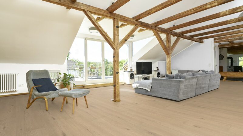 EcoPur Eiche Heaven SPC mit integrierte Trittschalldämmung Vinylboden Click - Image 3