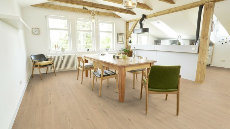 EcoPur Eiche Heaven SPC mit integrierte Trittschalldämmung Vinylboden Click - Image 4