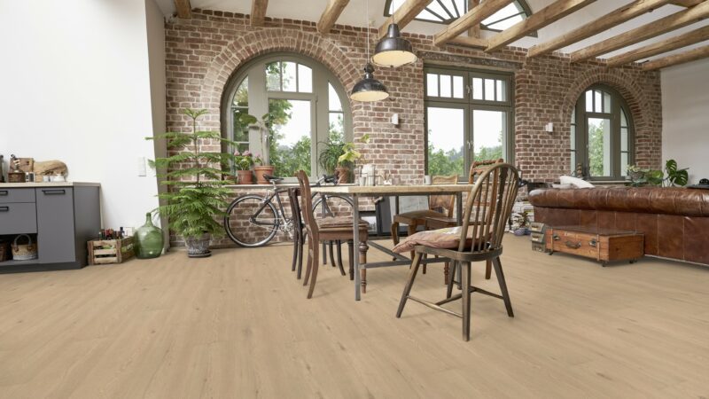 EcoPur Eiche Heaven SPC mit integrierte Trittschalldämmung Vinylboden Click - Image 5
