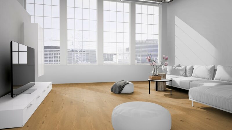 EcoPur Eiche Luna SPC mit integrierte Trittschalldämmung Vinylboden Click - Image 7