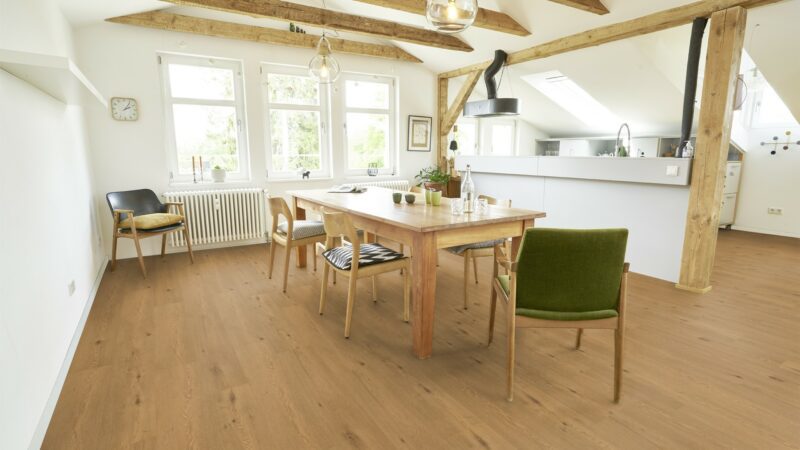EcoPur Eiche Luna SPC mit integrierte Trittschalldämmung Vinylboden Click - Image 9