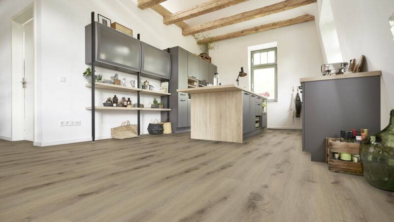EcoPur Eiche Night SPC mit integrierte Trittschalldämmung Vinylboden Click - Image 7