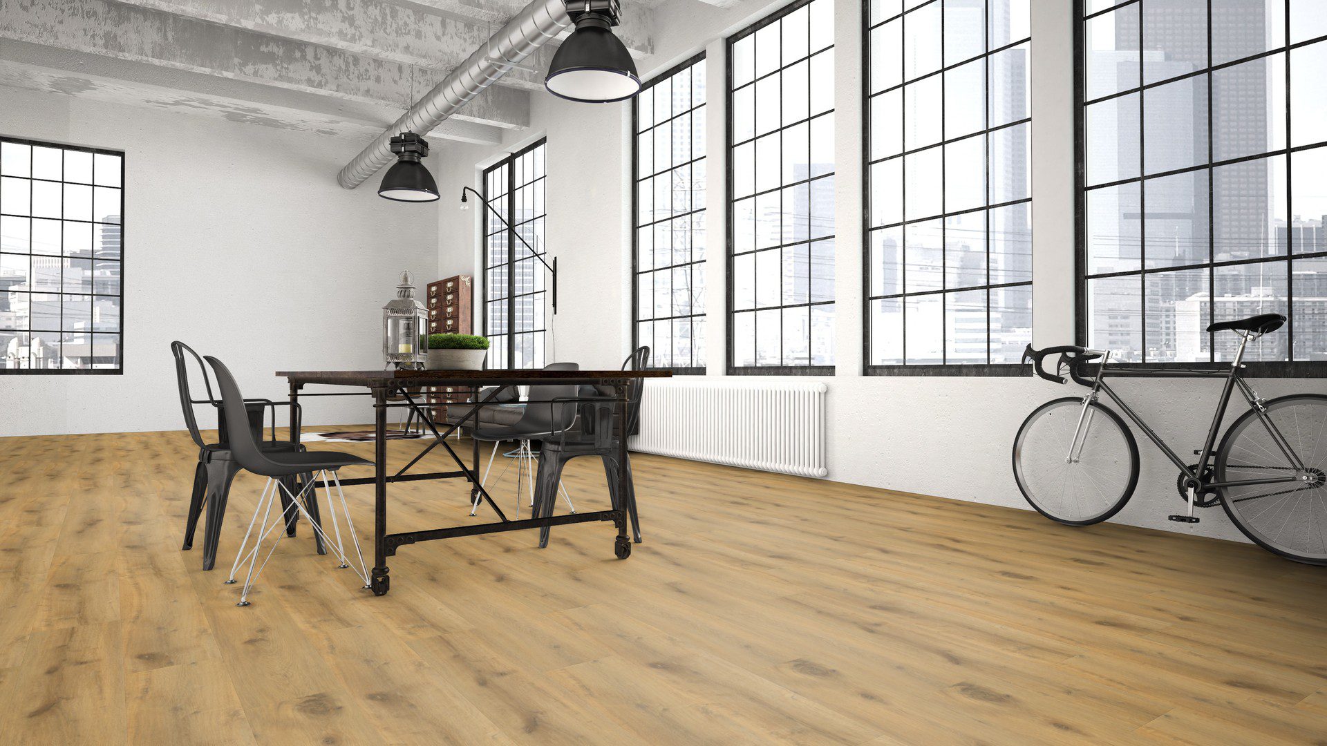 EcoPur Eiche Twister SPC mit integrierte Trittschalldämmung Vinylboden Click – Bild 5