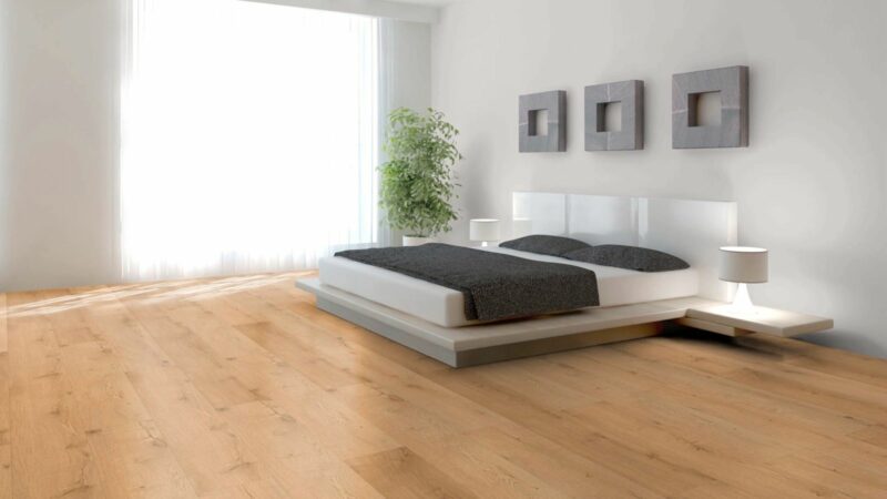 Decoflooring Eiche Plaza Landhausdiele integrierter Trittschalldämmung Vinylboden Klick - Image 3