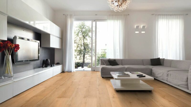 Decoflooring Eiche Plaza Landhausdiele integrierter Trittschalldämmung Vinylboden Klick - Image 2