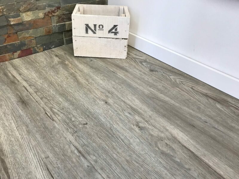 Steineiche grau Landhausdiele Vinylboden