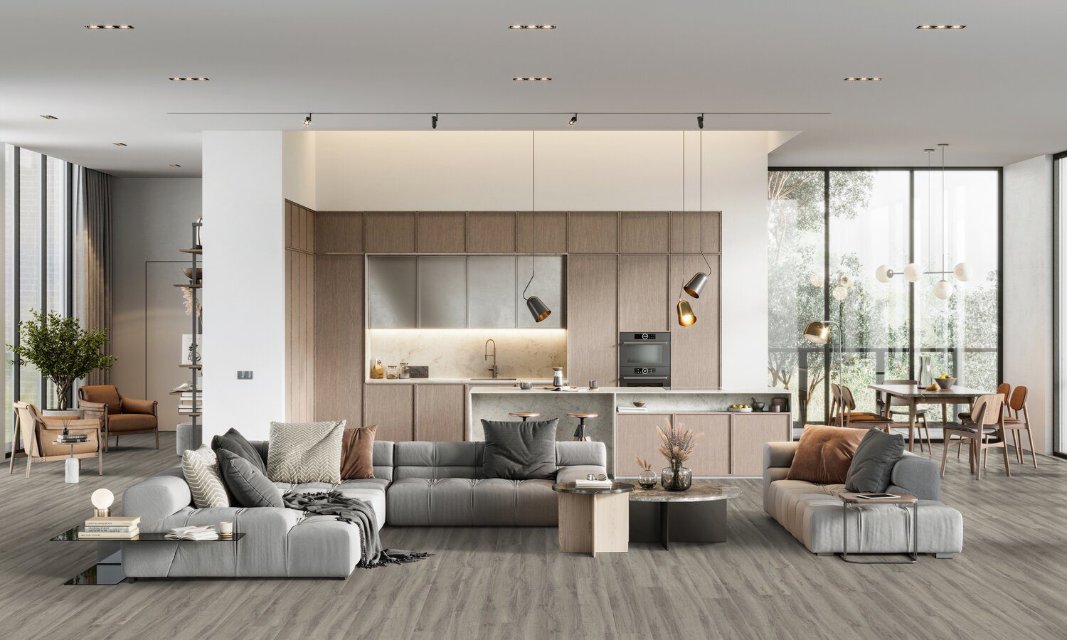Gerflor Virtuo Clic Rigid Acoustic 1026 Baita Taupe Vinylboden Klick – Bild 4