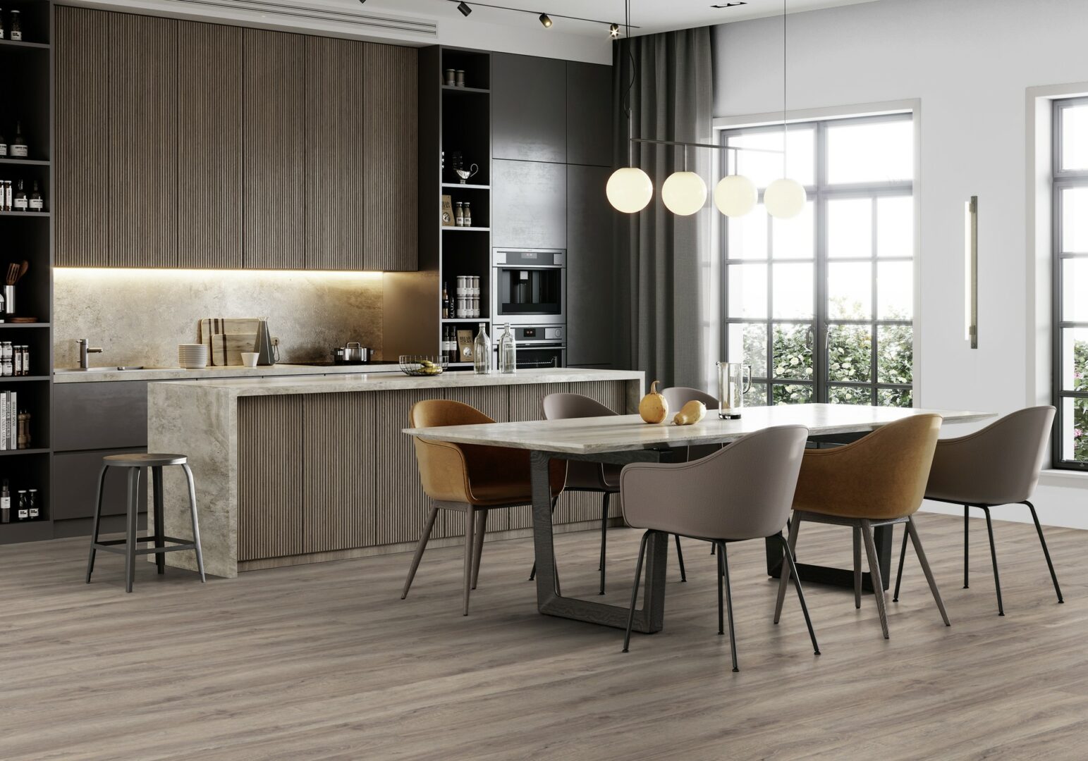 Gerflor Virtuo Clic Rigid Acoustic 1026 Baita Taupe Vinylboden Klick – Bild 5