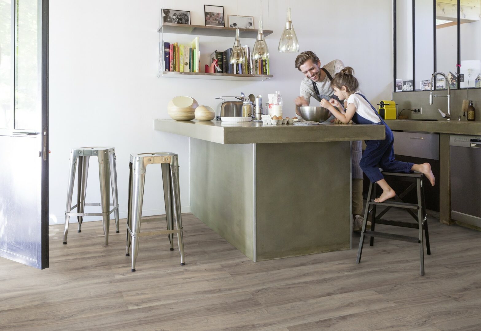 Gerflor Virtuo Clic Rigid Acoustic 1026 Baita Taupe Vinylboden Klick – Bild 6