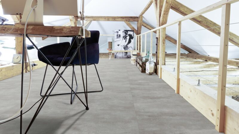 GreenLine Silent XL Stone Fliesenoptik Sichtestrich hell mit Trittschalldämmung Vinylboden - Image 4