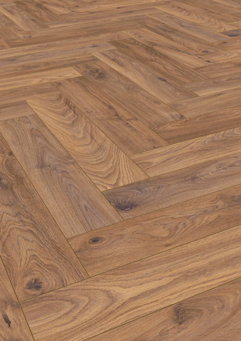 Kronoflooring Herringbone Fischgärt Firebrand Oak Laminat Klick - Image 2