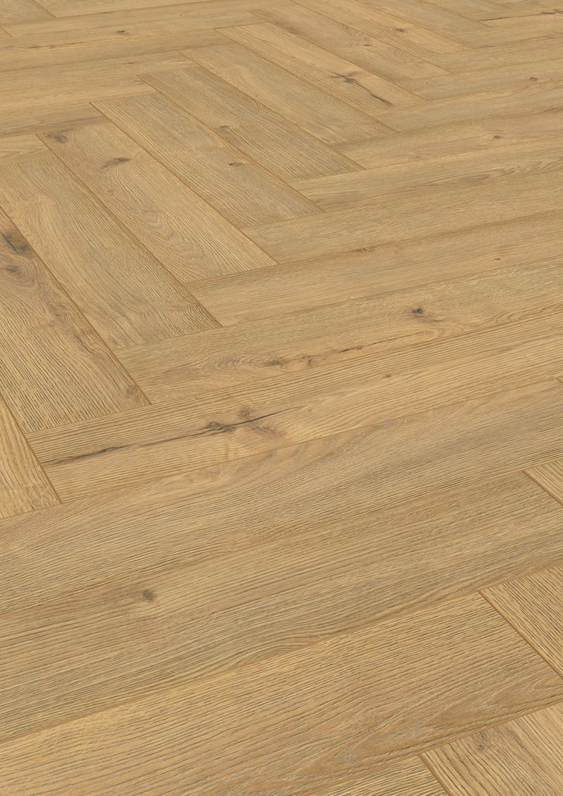 Kronoflooring Herringbone Fischgärt Sundance Oak Laminat Klick - Image 5