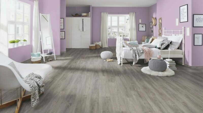 Made in Germany Eiche grau Laminat