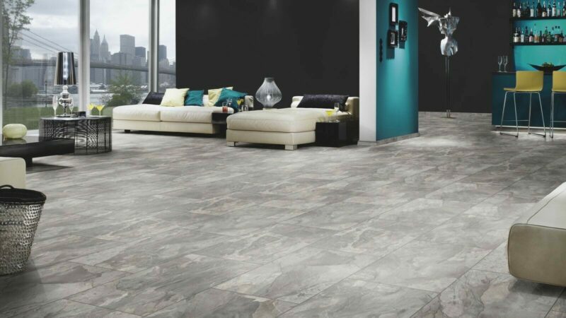 Made in Germany Fliese Schiefer grau Laminat - Image 5