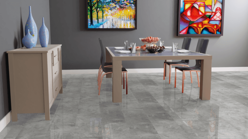 Kronotex Falquon Fliesenoptik Glamour Hochglanz Monreal Slate Laminat - Image 2