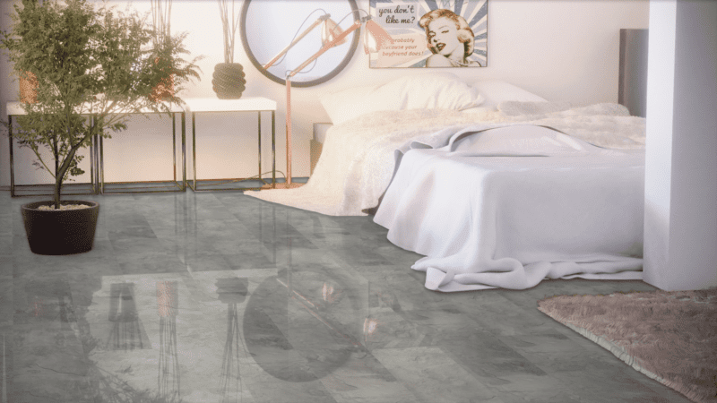 Kronotex Falquon Fliesenoptik Glamour Hochglanz Monreal Slate Laminat - Image 3