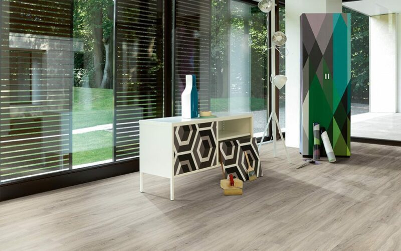 Parador Basic 30 Eiche pastellgrau Vinylboden HDF-Träger mit Trittschalldämmung - Image 3