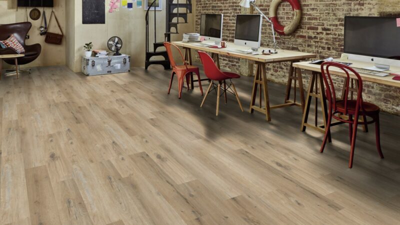 Vinylboden Klebeplanke Designflooring Rubens Gluedown Washed Character Oak