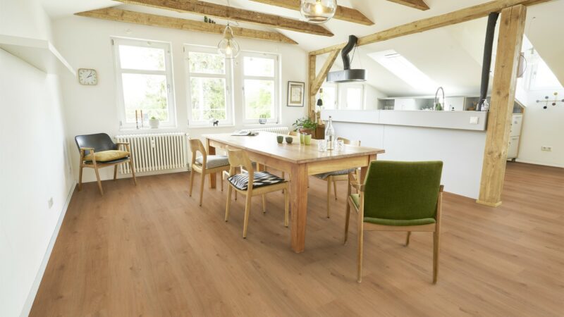 X-Citing Eiche Ambience Coffee SPC mit integrierte Trittschalldämmung Vinylboden Click - Image 8