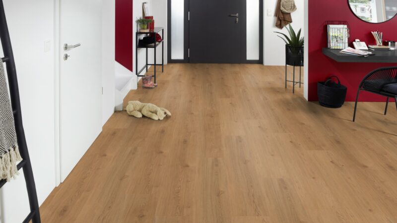 X-Citing Eiche Ambience Coffee SPC mit integrierte Trittschalldämmung Vinylboden Click