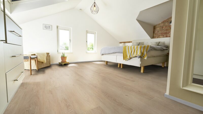 X-Citing Eiche Harmony Kaschmir SPC mit integrierte Trittschalldämmung Vinylboden Click - Image 12
