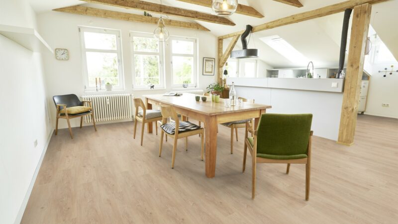 X-Citing Eiche Harmony Kaschmir SPC mit integrierte Trittschalldämmung Vinylboden Click - Image 8