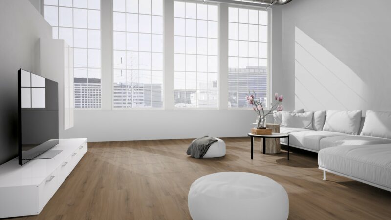 X-Citing Eiche Rustic Dark SPC mit integrierte Trittschalldämmung Vinylboden Click - Image 8