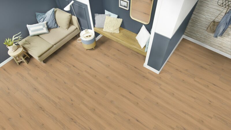 X-Citing Eiche Rustic beige SPC mit integrierte Trittschalldämmung Vinylboden Click - Image 4