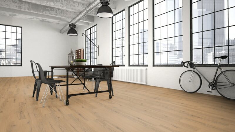 X-Citing Eiche Rustic beige SPC mit integrierte Trittschalldämmung Vinylboden Click - Image 3