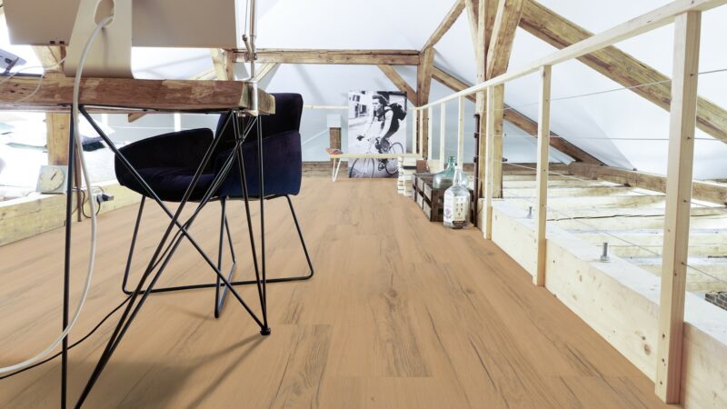 X-Citing Eiche Rustic beige SPC mit integrierte Trittschalldämmung Vinylboden Click - Image 5