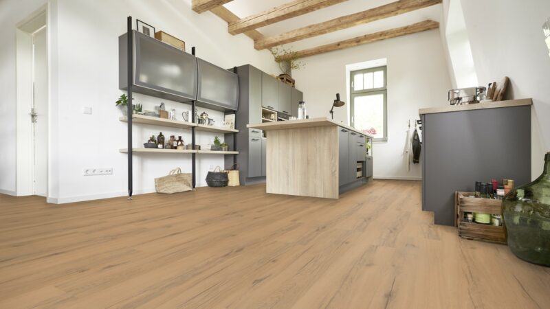 X-Citing Eiche Rustic beige SPC mit integrierte Trittschalldämmung Vinylboden Click - Image 10