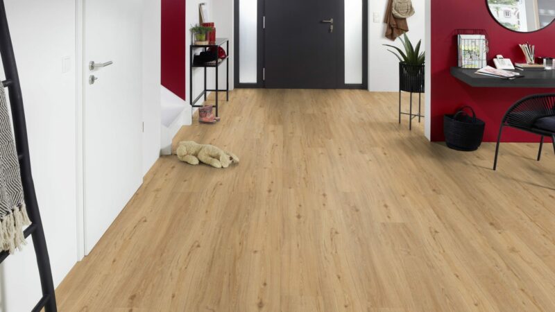 X-Treme Eiche Camelia SPC mit integrierte Trittschalldämmung Vinylboden Click
