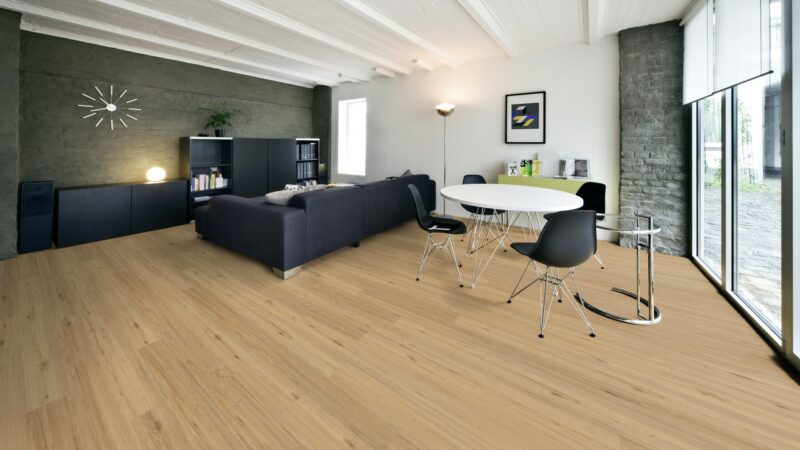 X-Treme Eiche Camelia SPC mit integrierte Trittschalldämmung Vinylboden Click - Image 3