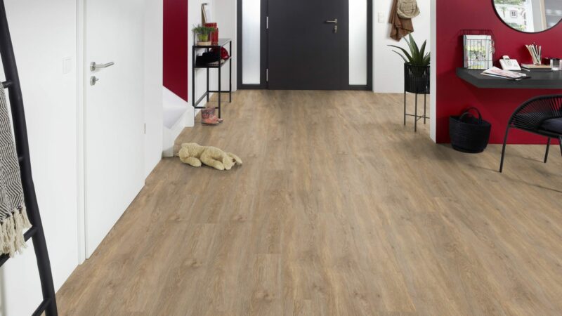 X-Treme Eiche Ginger SPC mit integrierte Trittschalldämmung Vinylboden Click