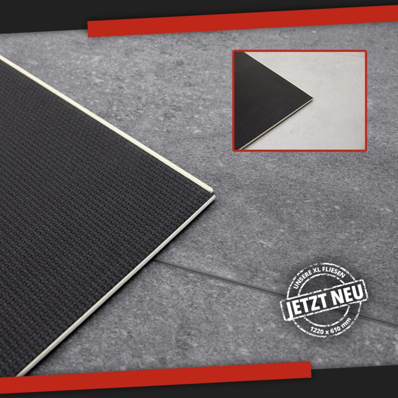 Decoflooring Fliese XXL Grey Concrete mit Trittschalldämmung Vinylboden Klick - Image 8