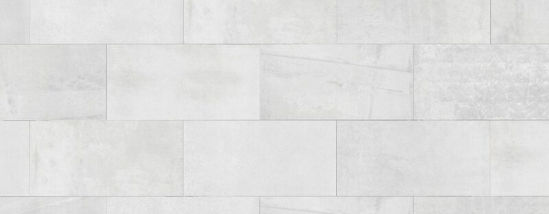 Visiogrande Fliesenoptik Fliessestrich weiss - Infinity Arktis Laminat