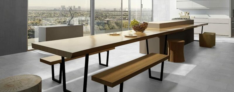 Visiogrande Fliesenoptik Fliessestrich weiss - Infinity Arktis Laminat - Image 4